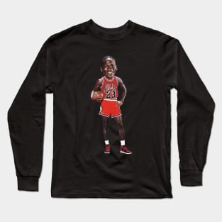 MJ - NBA JAM BIG HEAD EDITION Long Sleeve T-Shirt